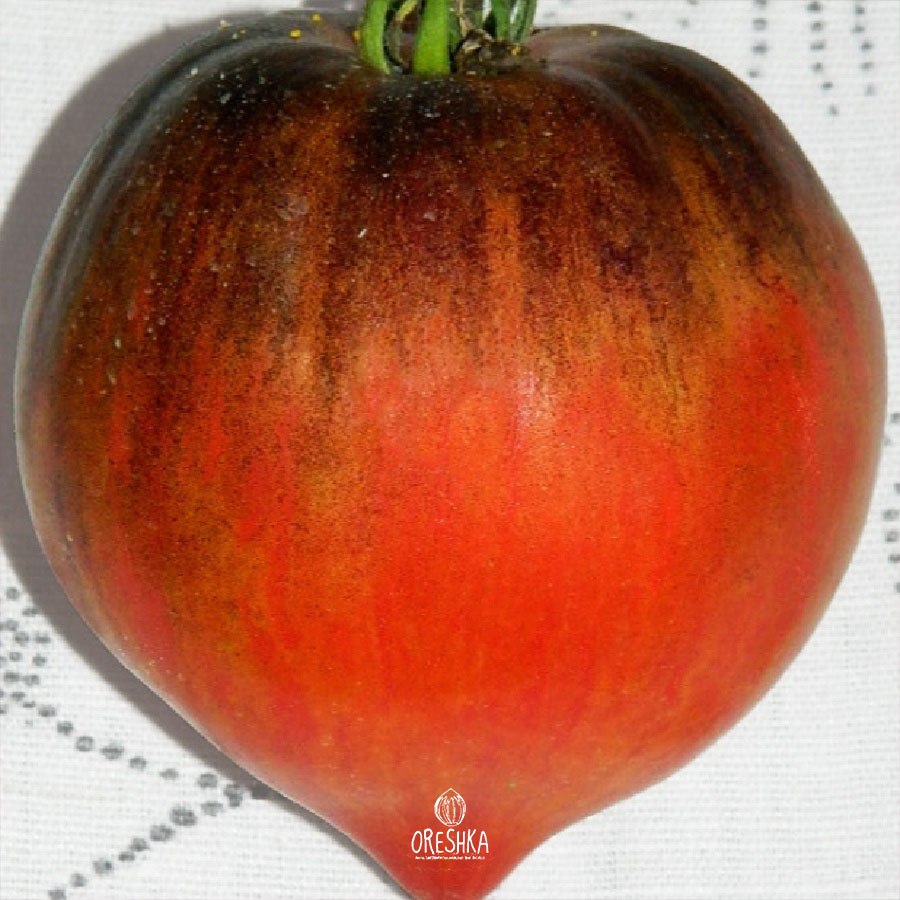 Crushed Heart tomato cut open fleshy pink interior sweet balanced low seed