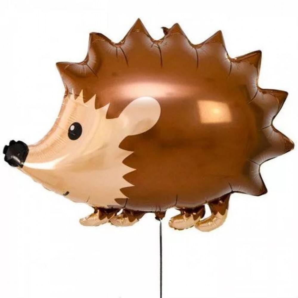 Воздушные шары ежик. Шар (22''/56 см) фигура, Лесной Ежик, 1 шт.. Шар Ежик фольга. Ежик с воздушным шариком. Шар фигура Ежик.