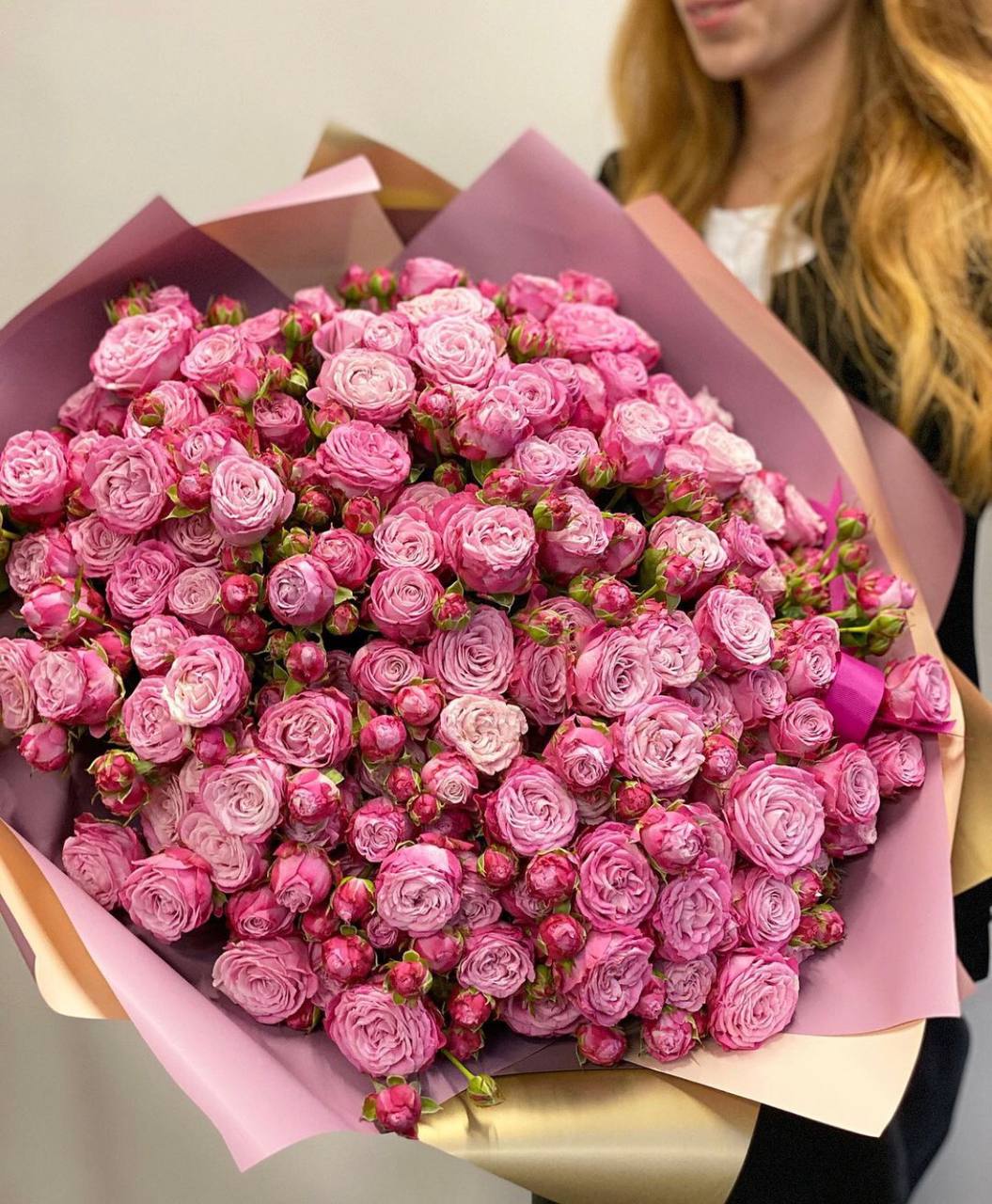 пионовидные розы за штуку