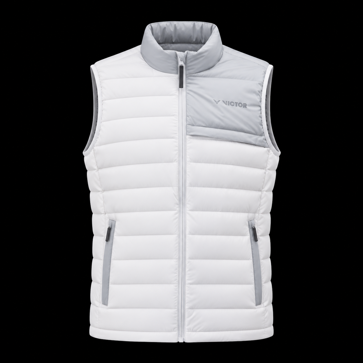 Пуховый жилет VICTOR J-65702 — Cloud Gray — светло-серый (H)