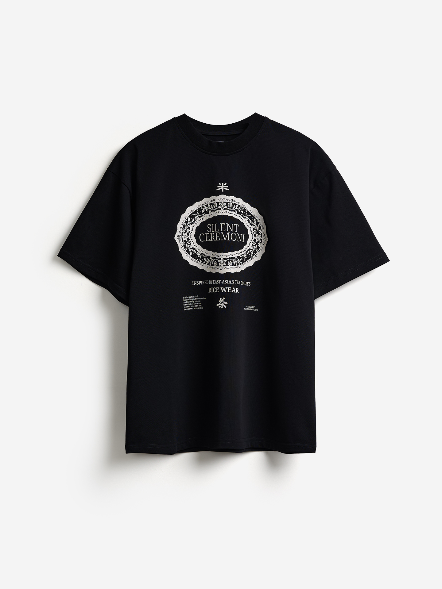 SILENT CEREMONI T-SHIRT - Черный - XL