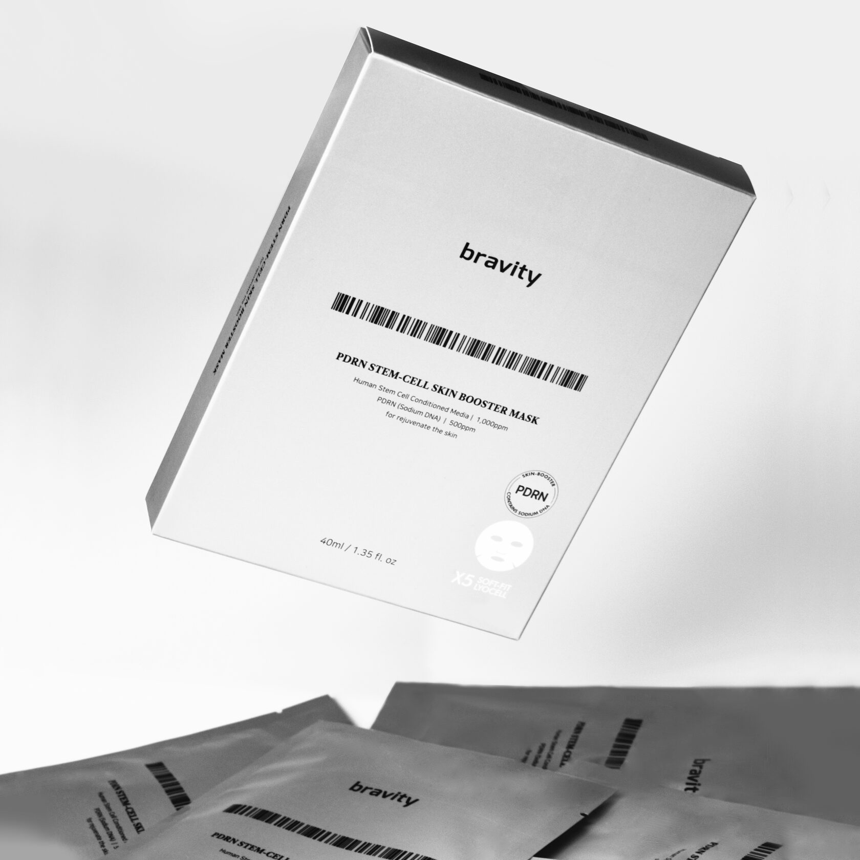 Bravity PDRN Stem-cell Skin Booster Mask Маска для лица с PDRN