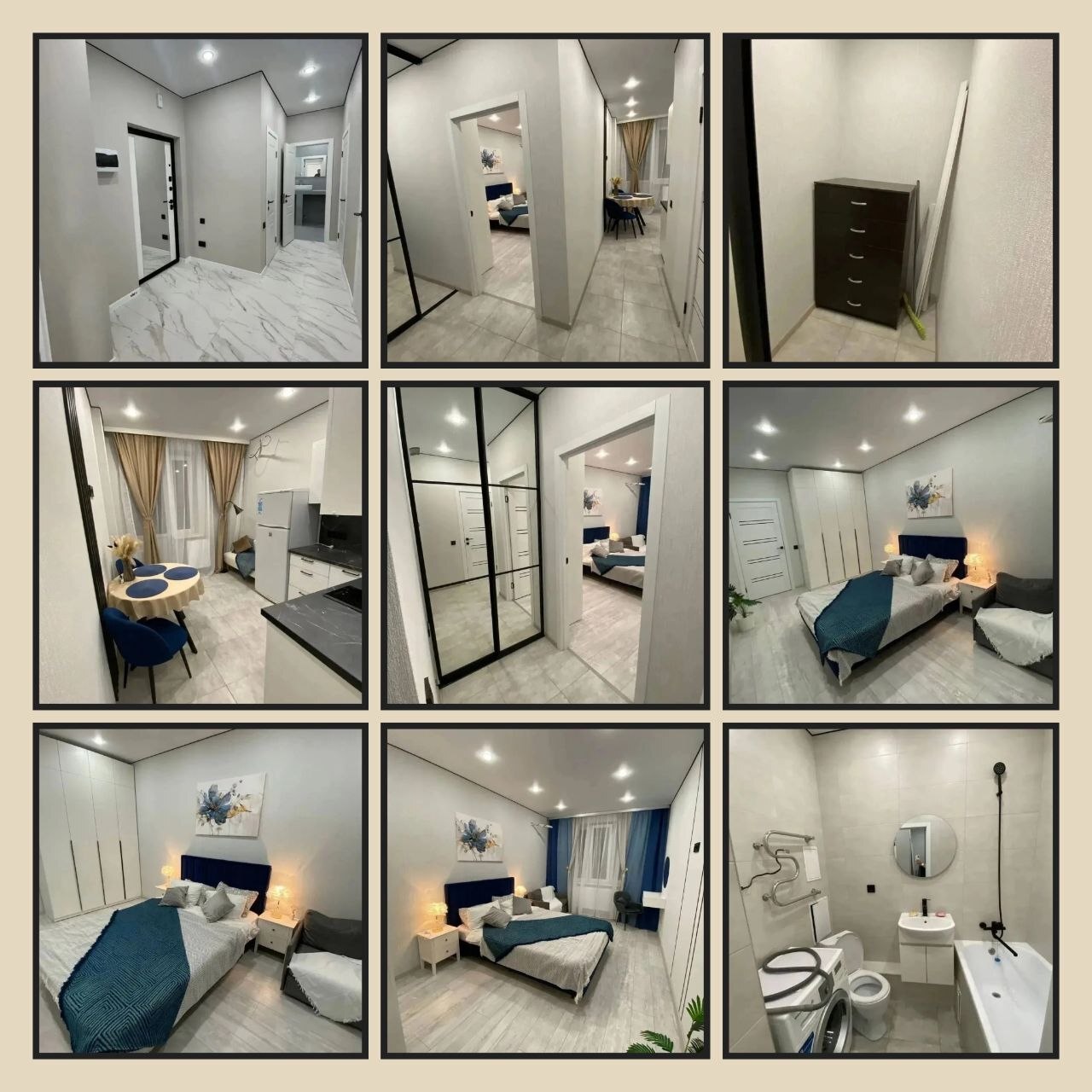2-комнатная квартира, 35 м², ЖК Акварели 2 · РИП