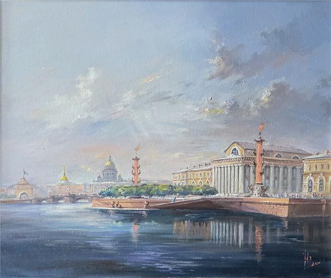 Картина «Стрелка В.О.» - Степанов Юрий