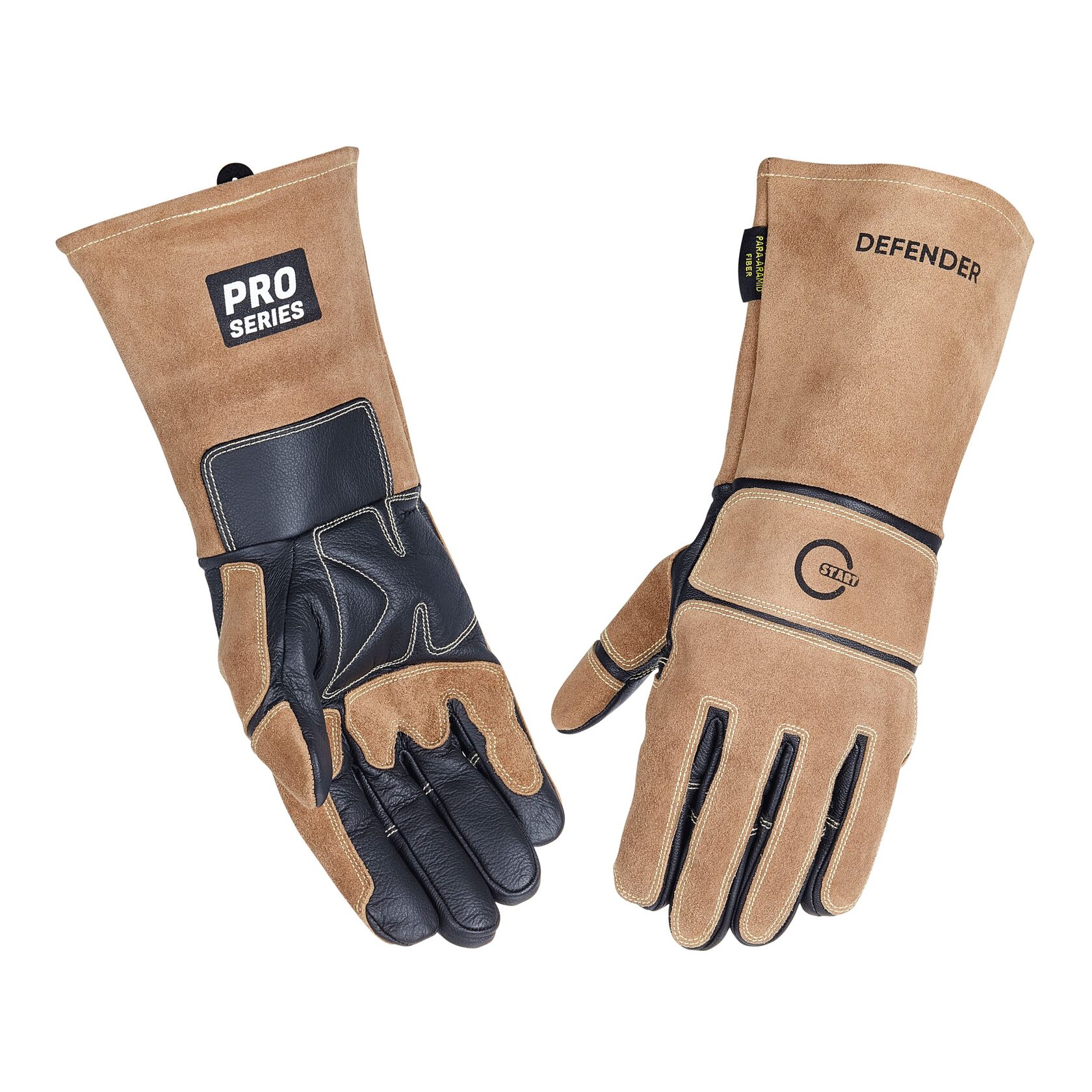 Краги START DEFENDER из спилка и кожи STG1950