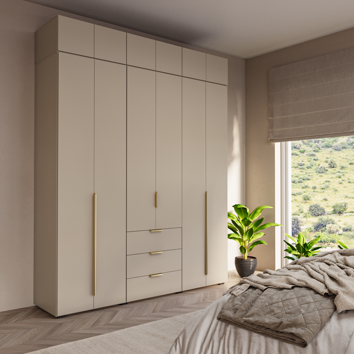 Купить шкаф для одежды Фиеста Лайт с антресолью от HomeGrad