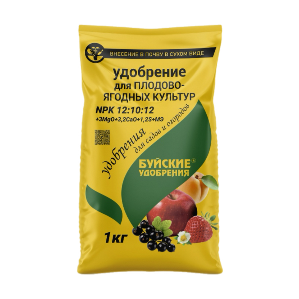 Удобрение для плодово-ягодных культур при посадке в яму Буйского завода: для роста корней, подкормка смородины, сливы, абрикоса, яблони, жимолости, вишни, крыжовника, голубики
