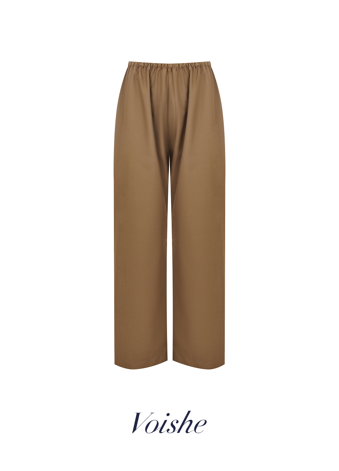 

Брюки на резинке Comfort fit из итальянской шерсти - Песочные, Camel;песочный