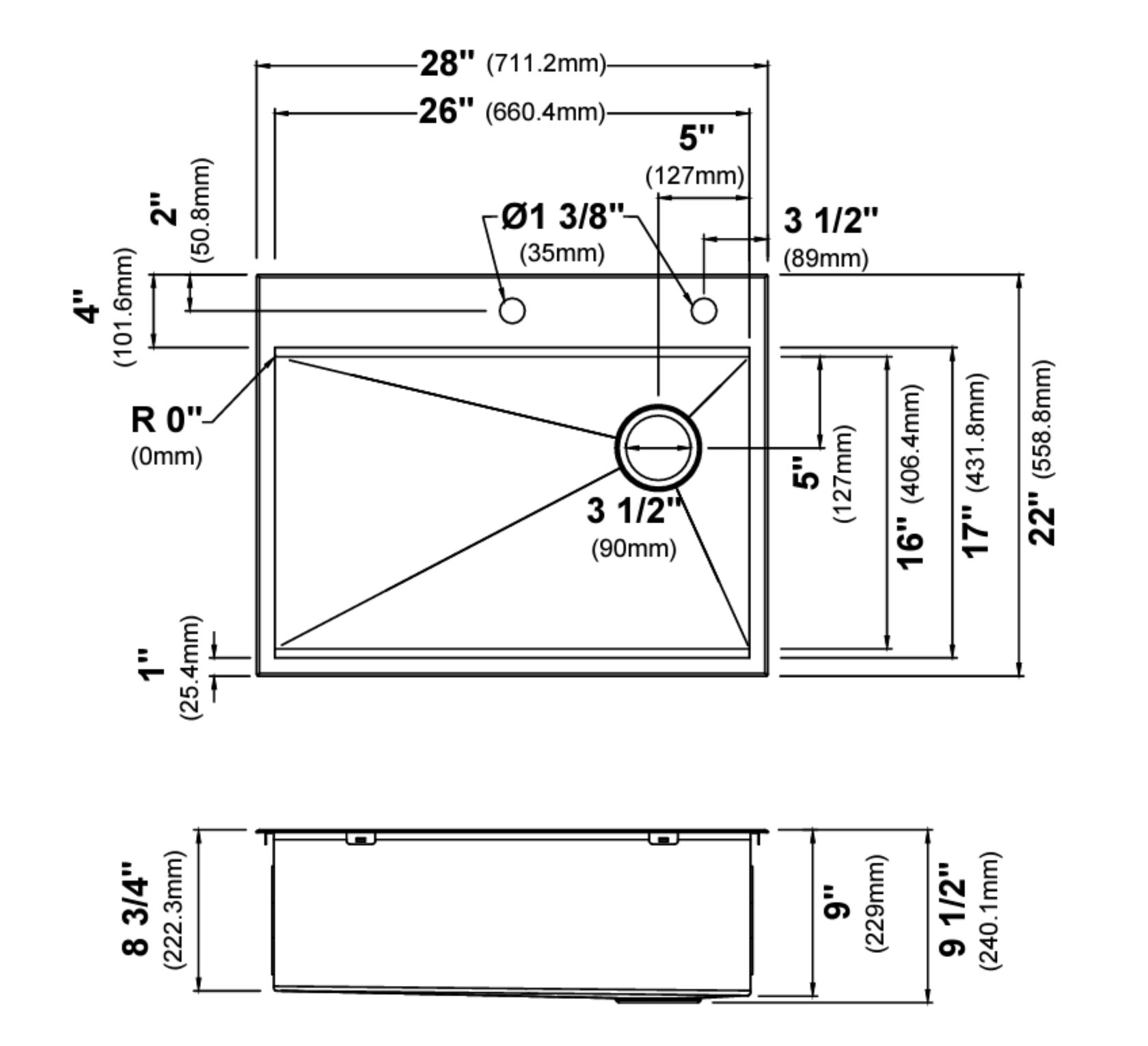 Кухонна мийка Kraus KWT310-28 - изображение 9