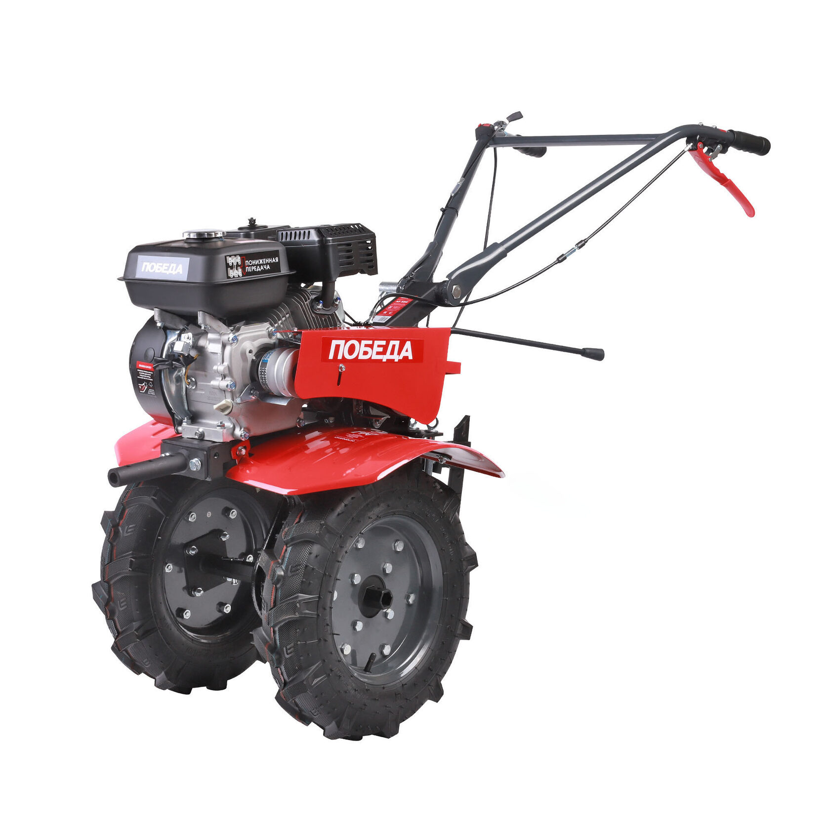 Бензиновый мотоблок (без фрез) на официальном сайте ПОБЕДА