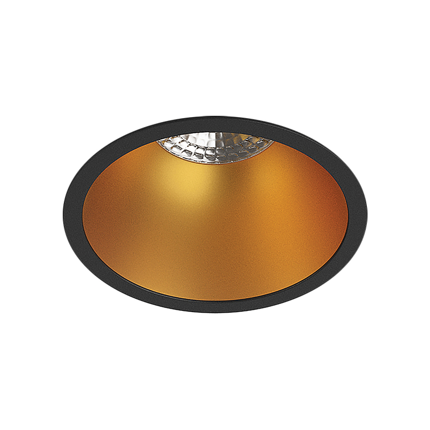 Встраиваемый светильник GU5.3 LED черный/золотой пластик Denkirs DK3026-BG DK3026-BG