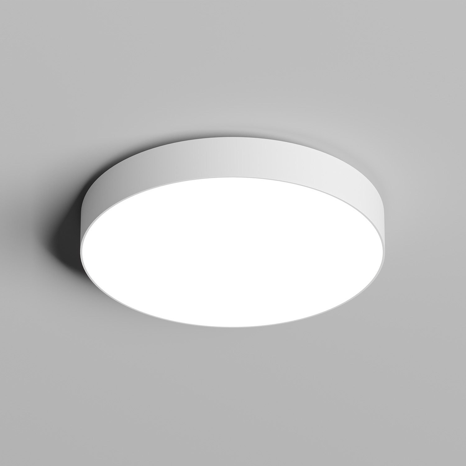 Накладной светильник TAB LED LED 3000K/4000K/6500K d212mm белый алюминий/акрил Denkirs DK2851-WH DK2851-WH