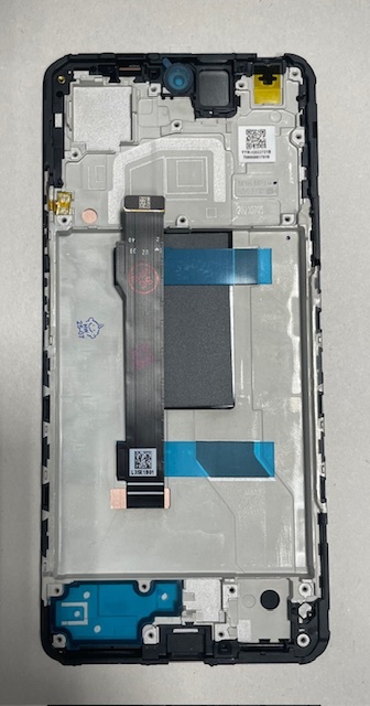 Дисплей с тачскрином Xiaomi Redmi Note 12 PRO 5G / Poco X5 Pro 5G 100% оригинал (черный) в рамке НОВЫЕ