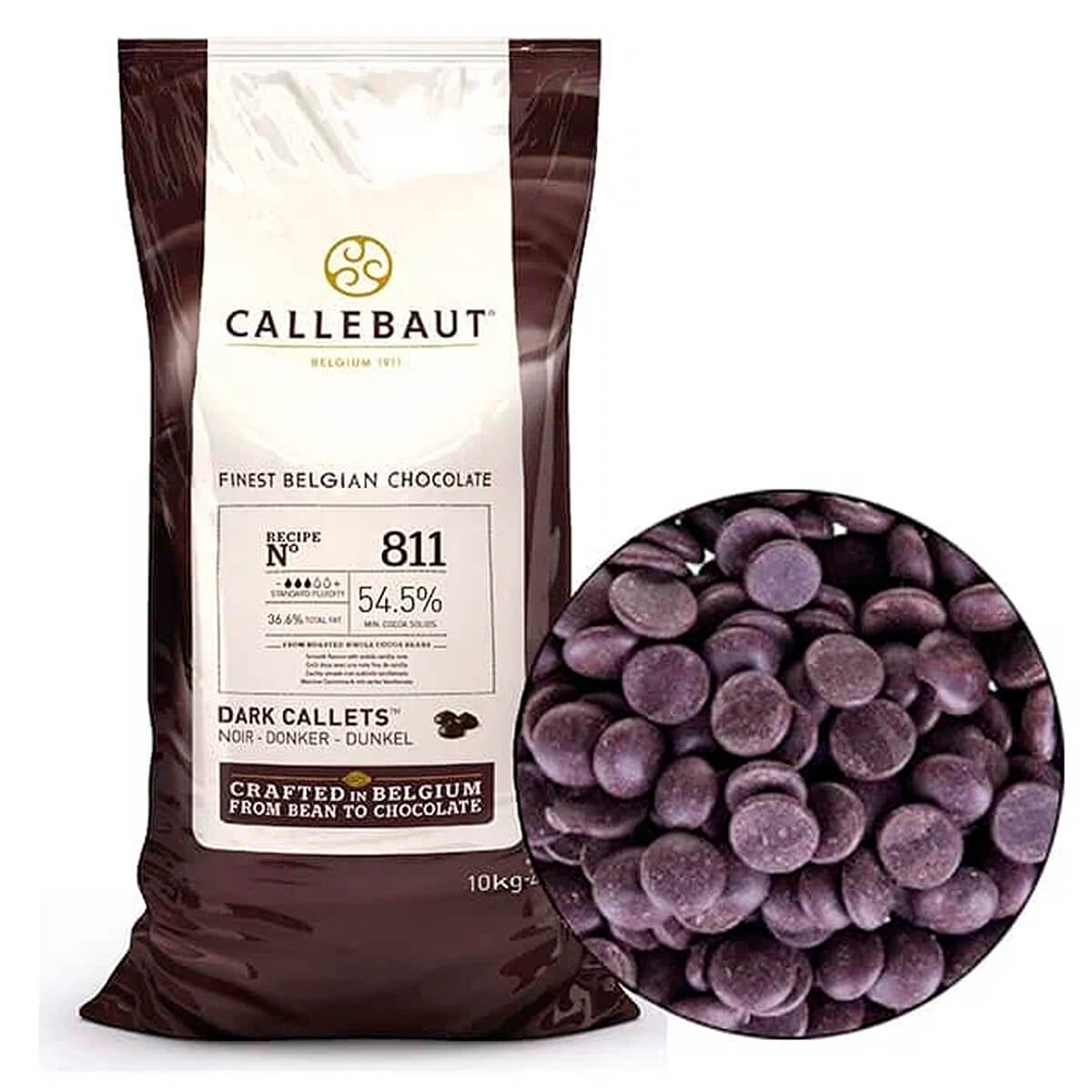 Шоколад темный 54,5 Callebaut 811