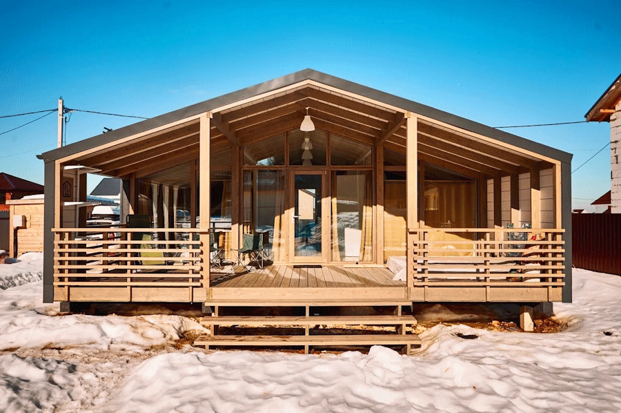 Усть-Лабинске жилой модуль терраса