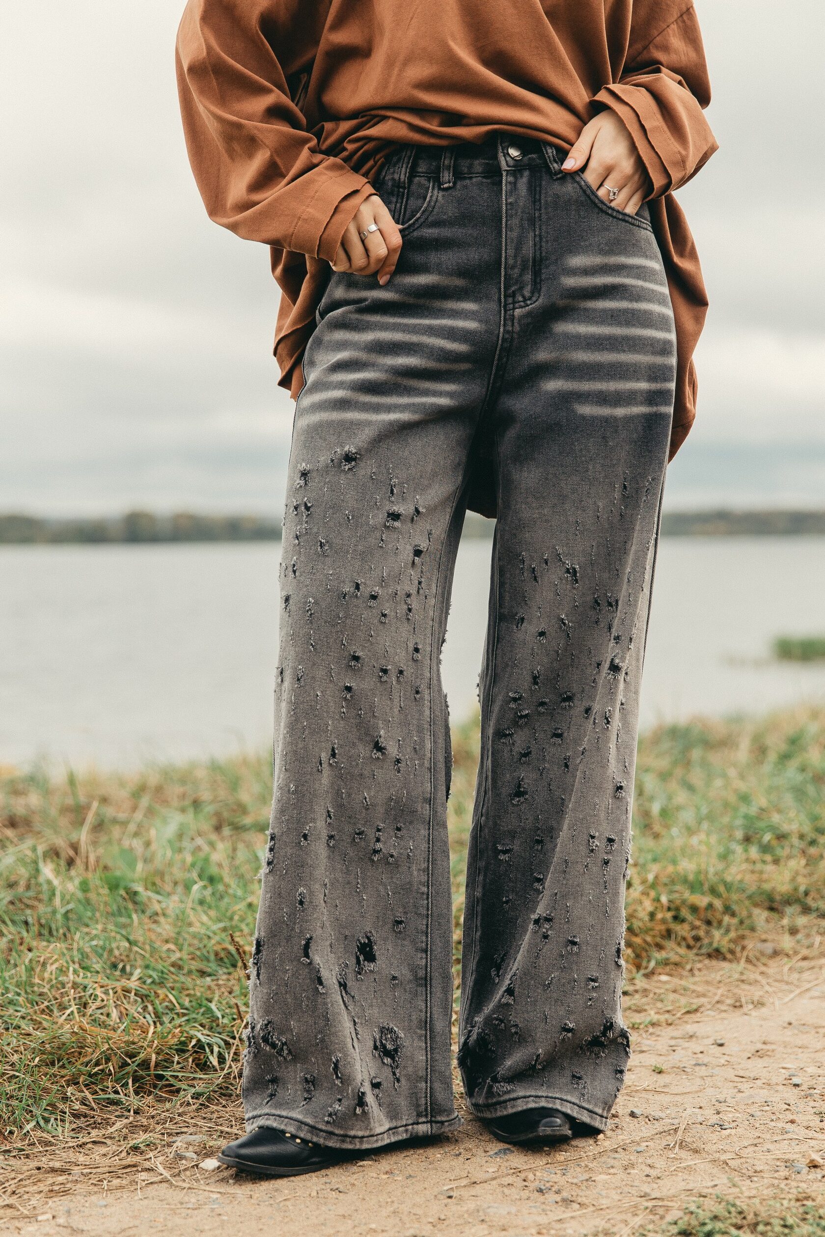 Джинсы палаццо PB «Стрит»