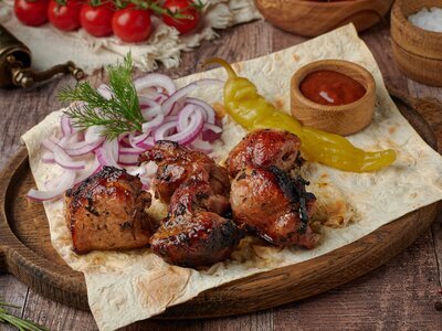 Шашлык из свиной шейки