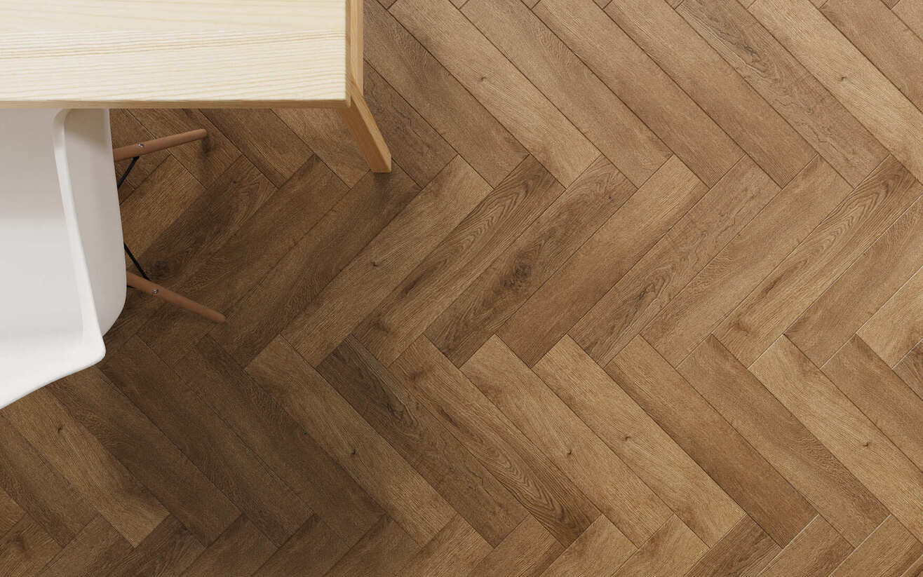 LVT Wineo 400 Wood XS Дуб коричневый сбалансированный
