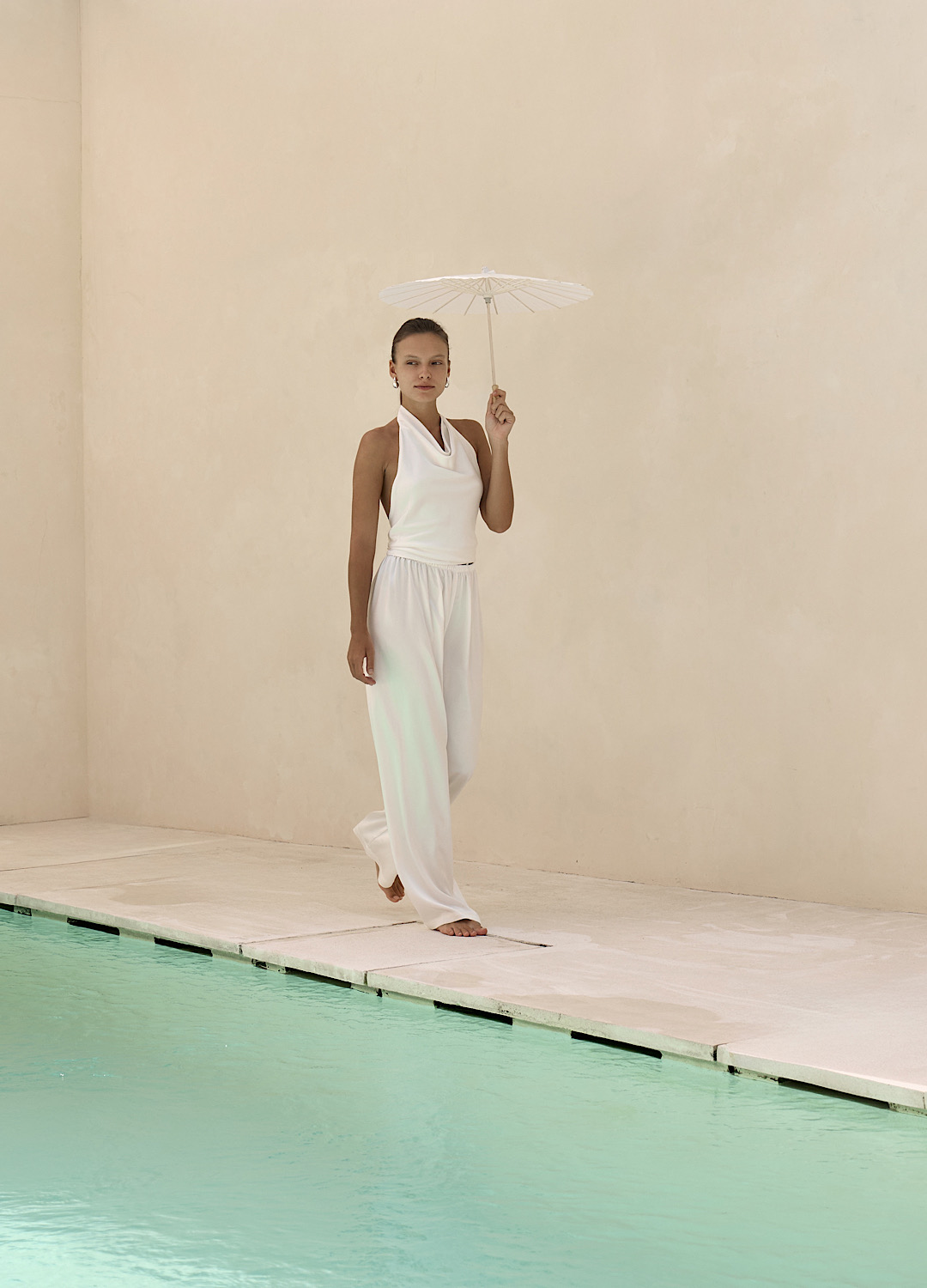 

Комплект Boheme: топ + брюки - Белый, White;белый