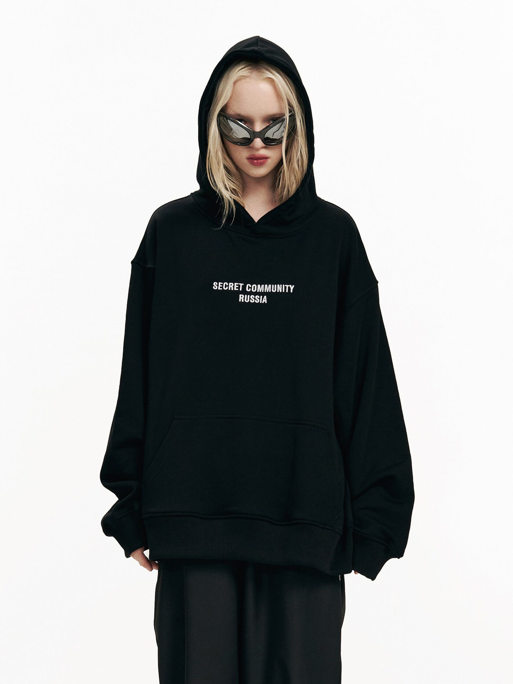 Secret Community SECRET COMMUNITY RUSSIA HOODIE BLACK