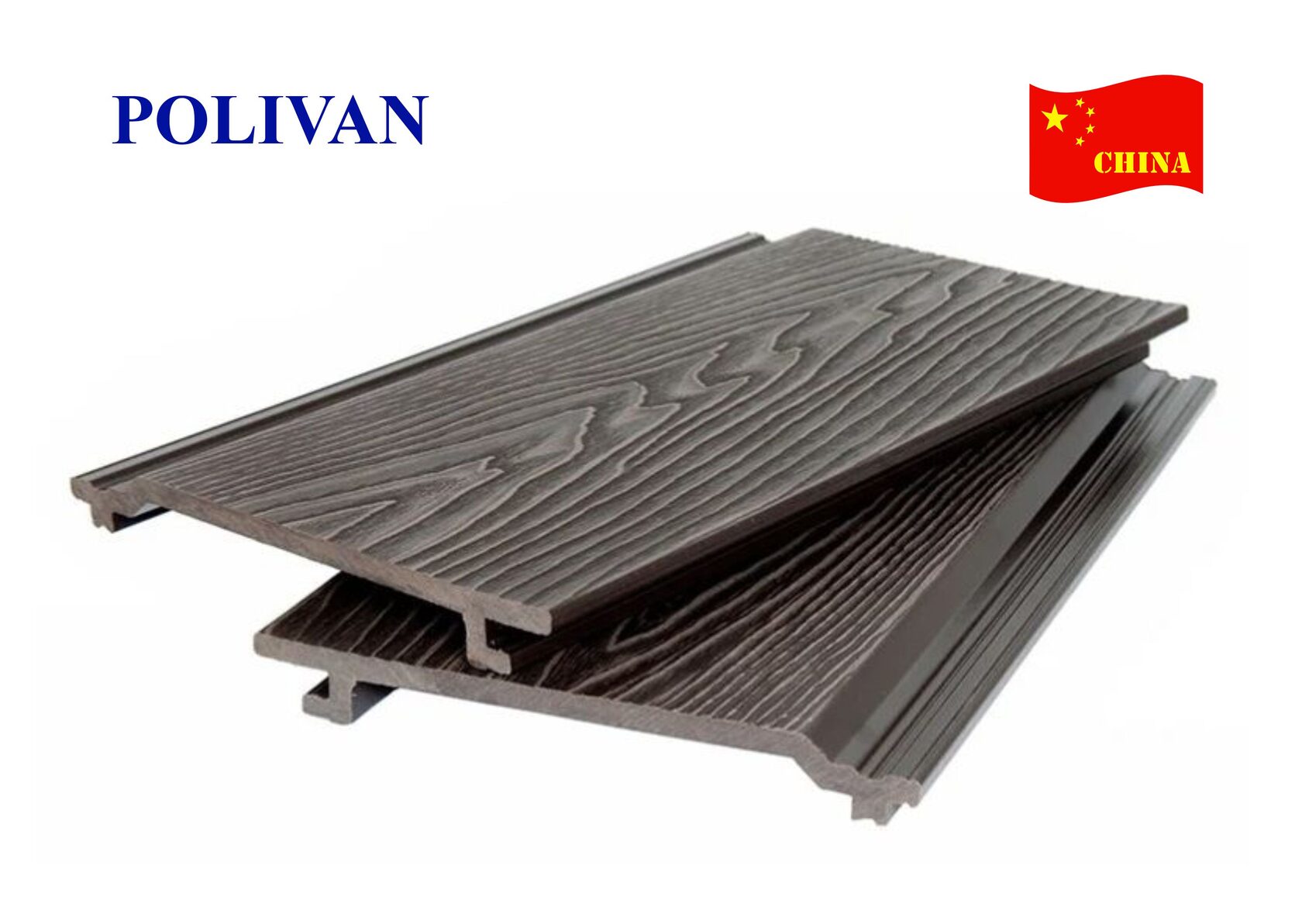 Фасадные панели из ДПК Polivan 3D текстура - Polivan