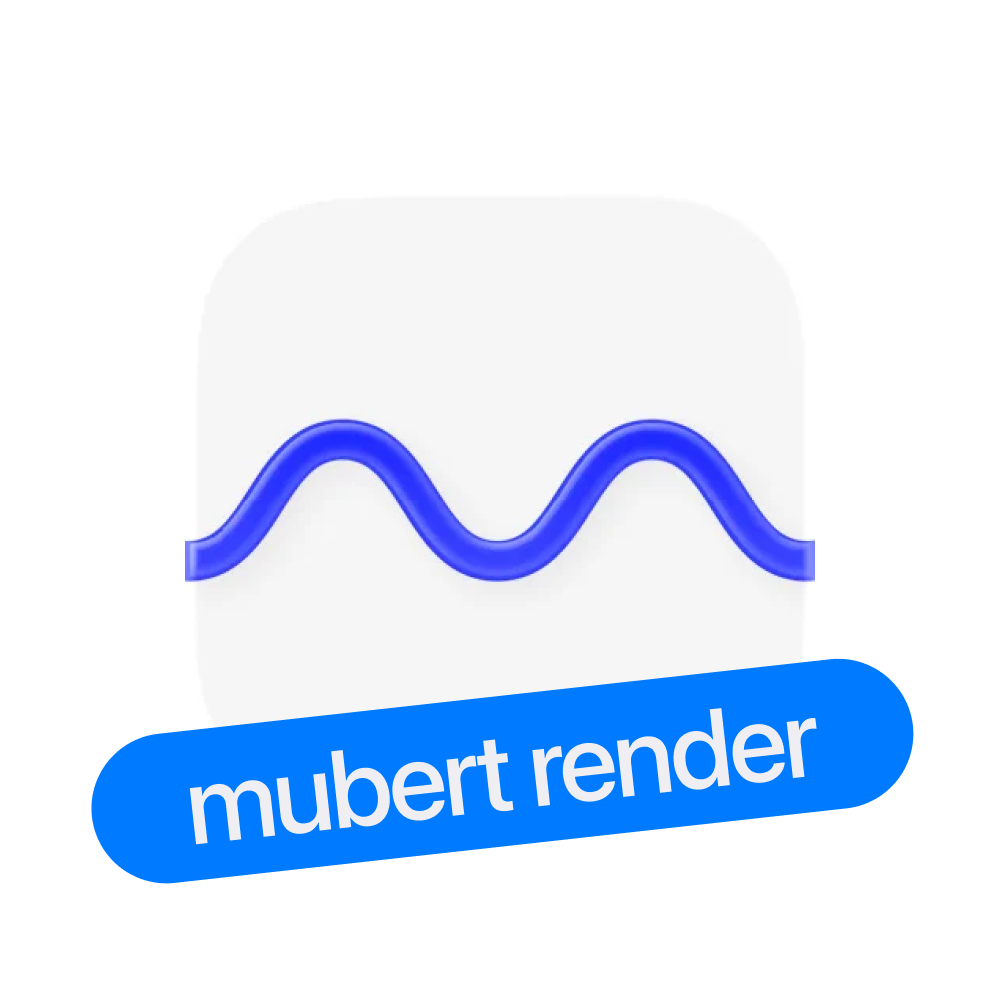 Оформить подписку Mubert Render — AI-генерация музыки для проектов