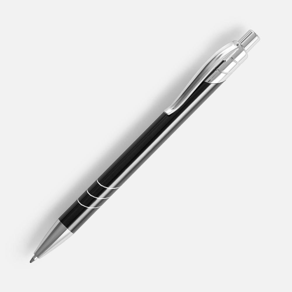 Ручка шариковая Undertone Metallic, черная