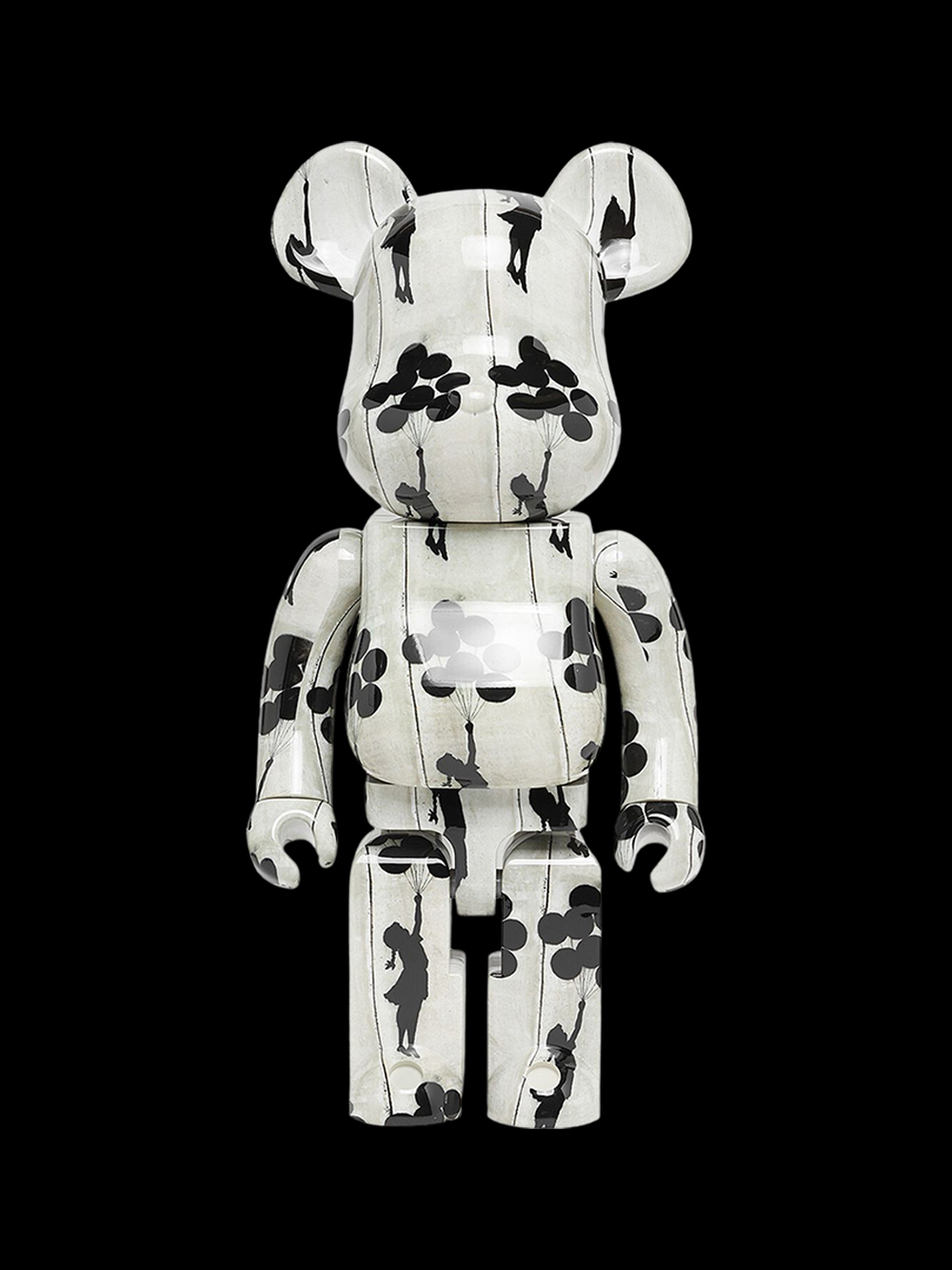 Фигура Bearbrick Flying Balloon Girl Banksy 1000%