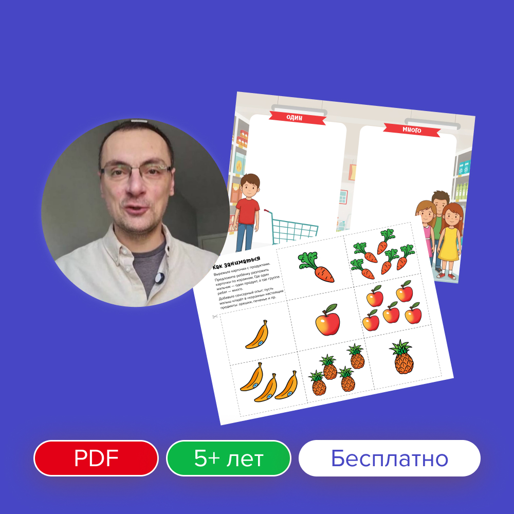 Игра «Один-Много» — обложка комплекта