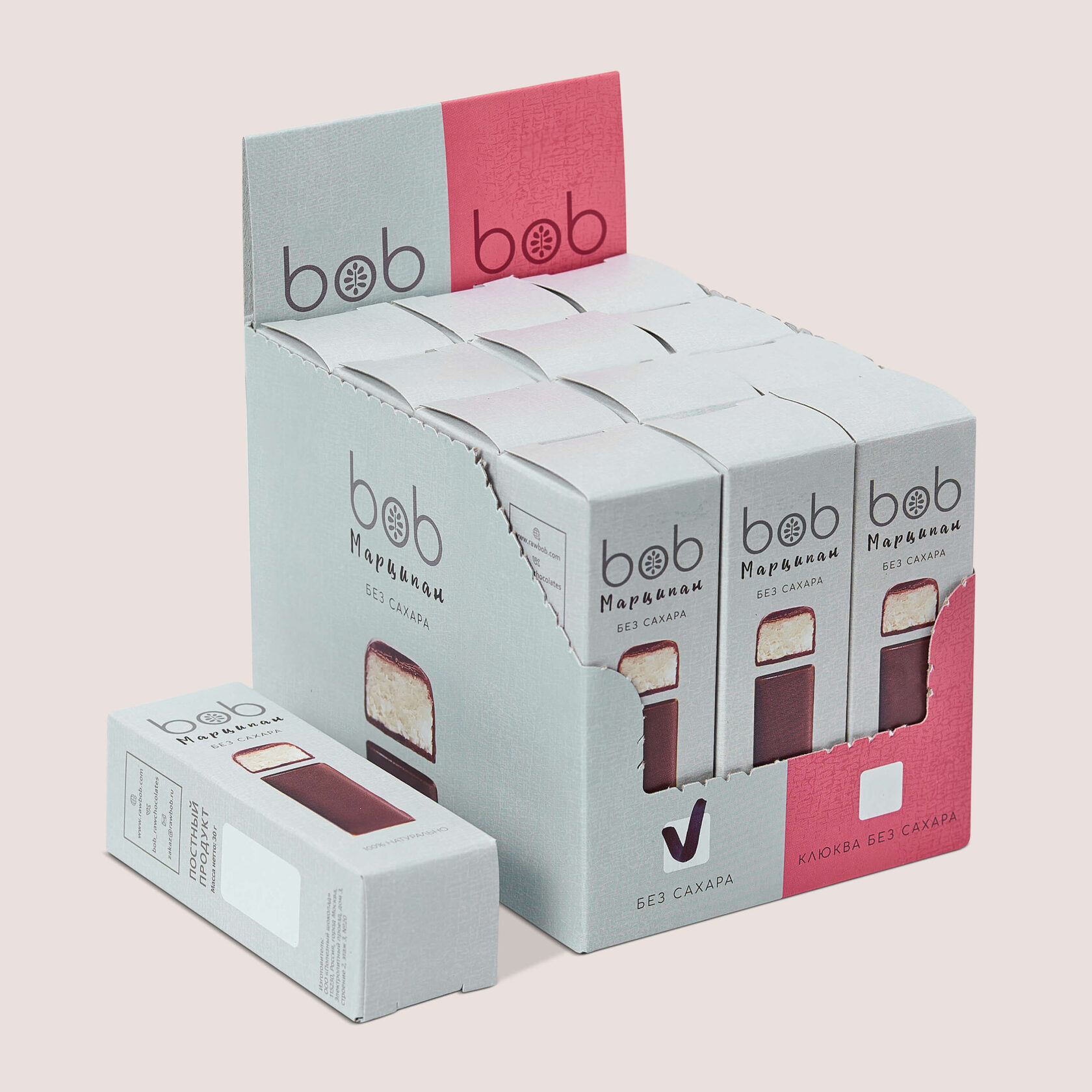 Батончик Марципан без сахара 12 шт