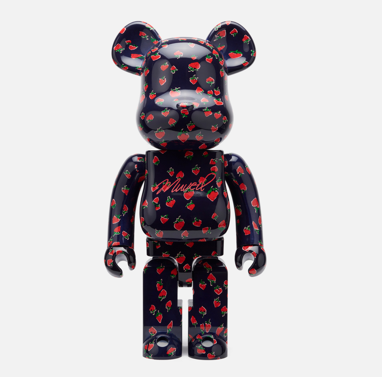 BE@RBRICK MUVEIL Strawberry Pattern 1000%