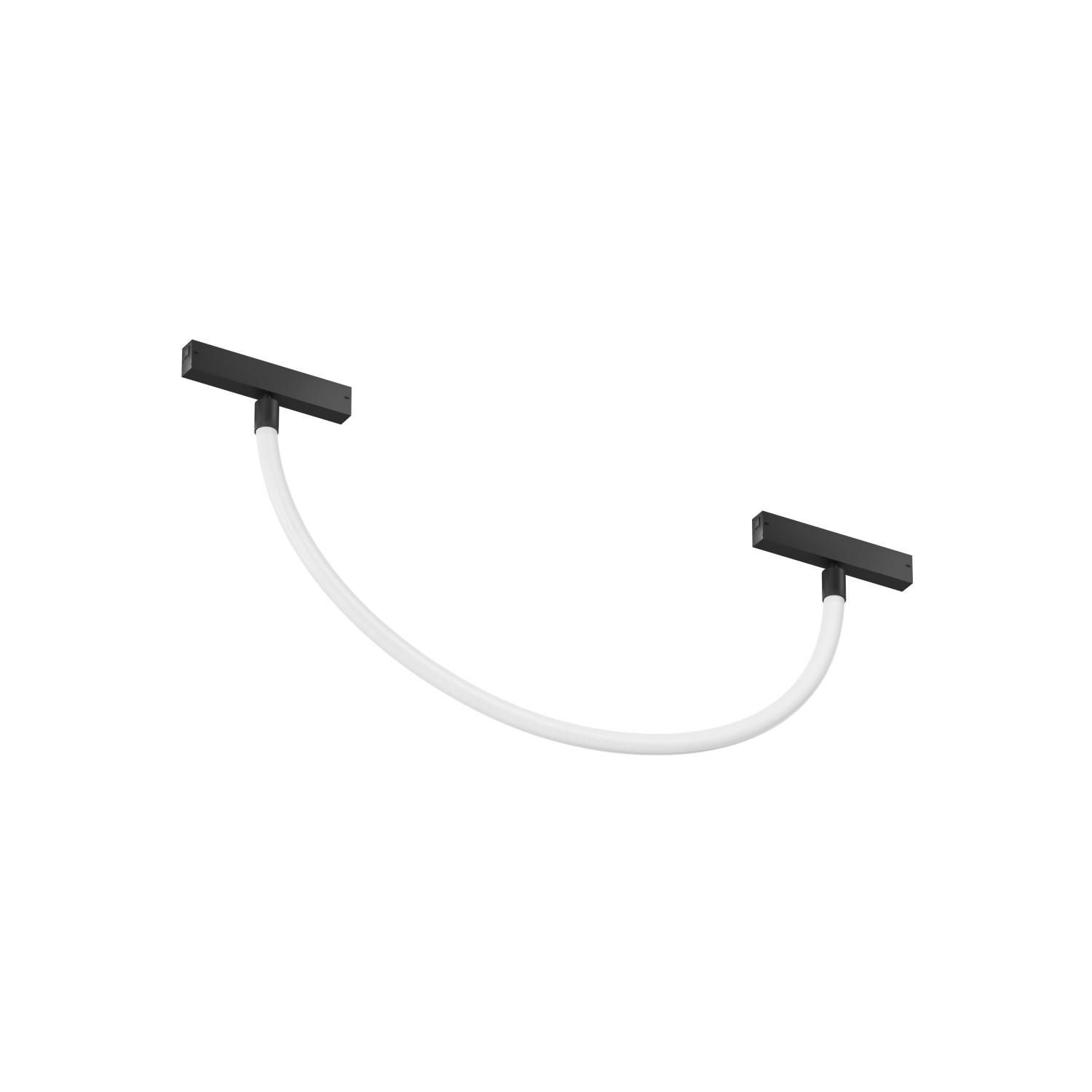 DK8060-BK Гибкий рассеивающий матовый светильник SMART RAY 18W DIM 3000K-6000K, длина плафона 1.5м, черный - вид 5