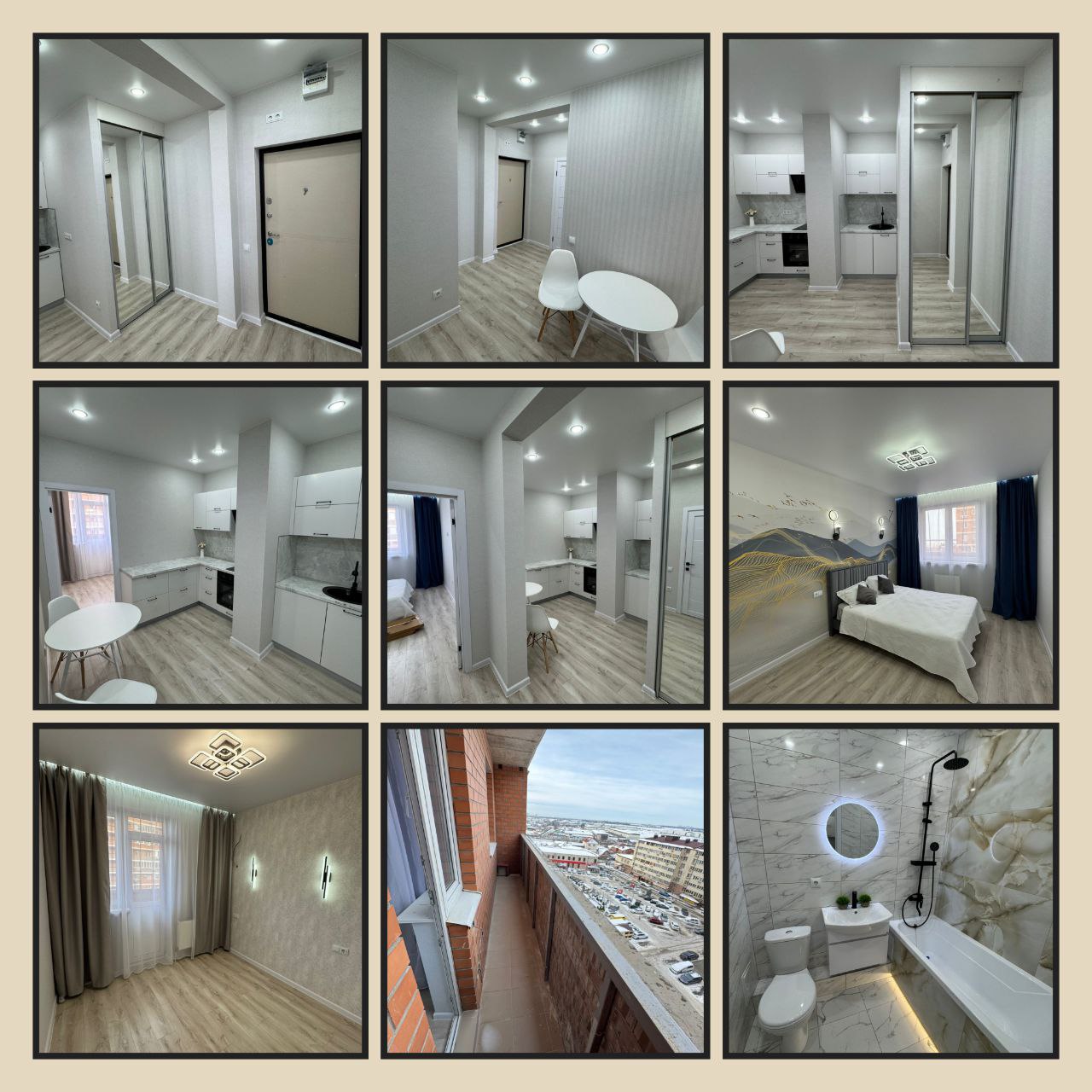 2-комнатная квартира, 40 м², ЖК На Красных Партизан 2 · СМР