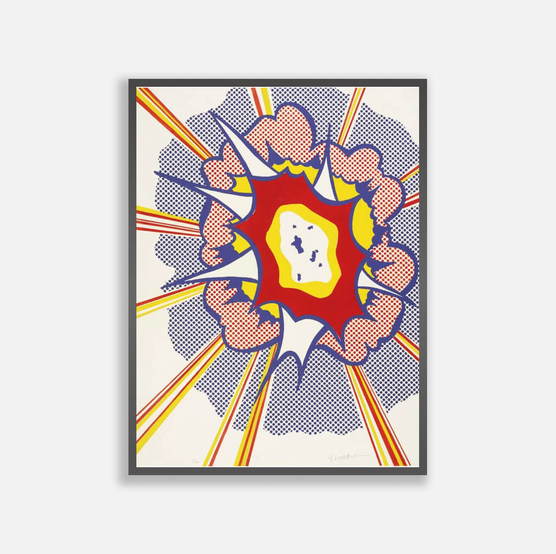 Explosion - როი ლიხტენშტეინი - როი ლიხტენშტეინი