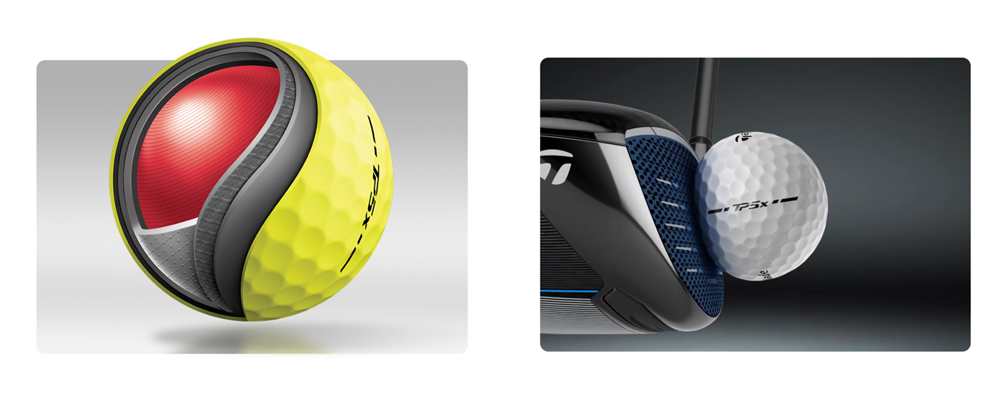 ТЕХНОЛОГИИ МЯЧИ ДЛЯ ГОЛЬФА TAYLORMADE TP5X