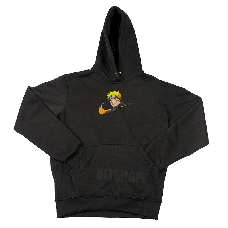 Купить худи с вышивкой "Naruto x Swoosh | Наруто"