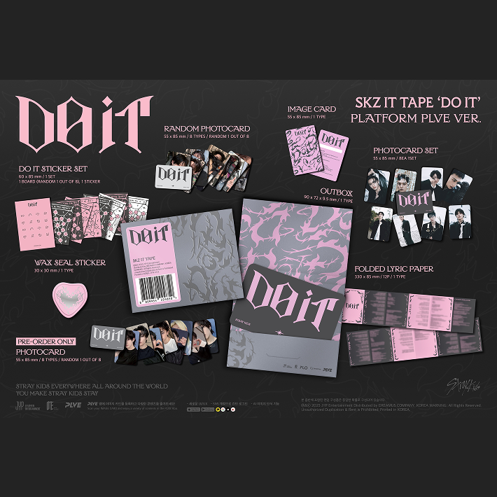 Альбом SKZ IT TAPE DO IT (PLATFORM PLVE Ver.) — что внутри