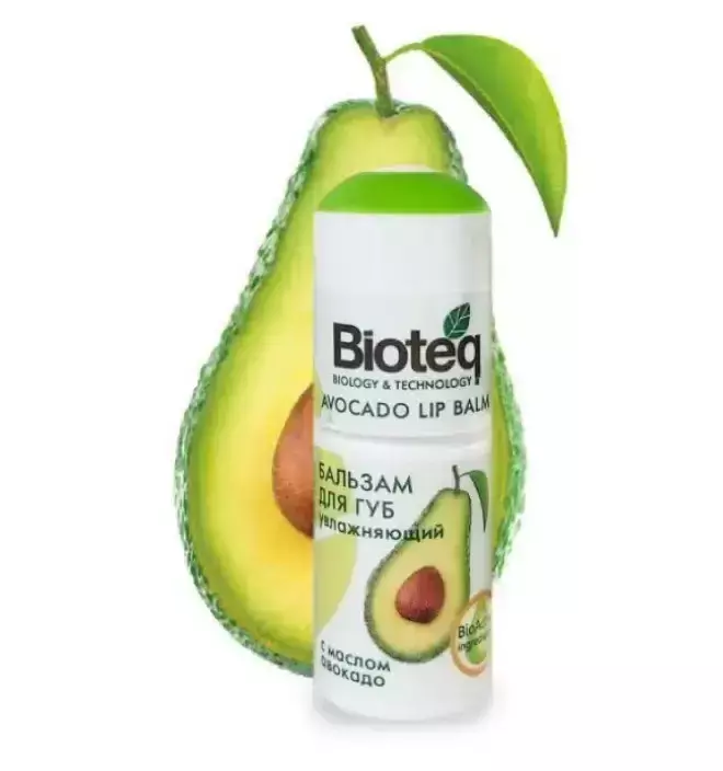 BIOTEQ Бальзам для губ Питательный с маслом авокадо 3,5гр - Bioteq