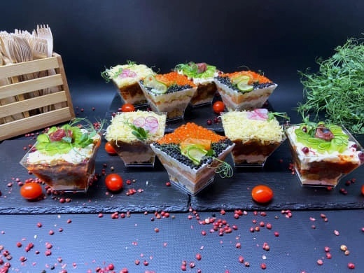 Мясные и рыбные трайфлы 18 шт — 3600 г