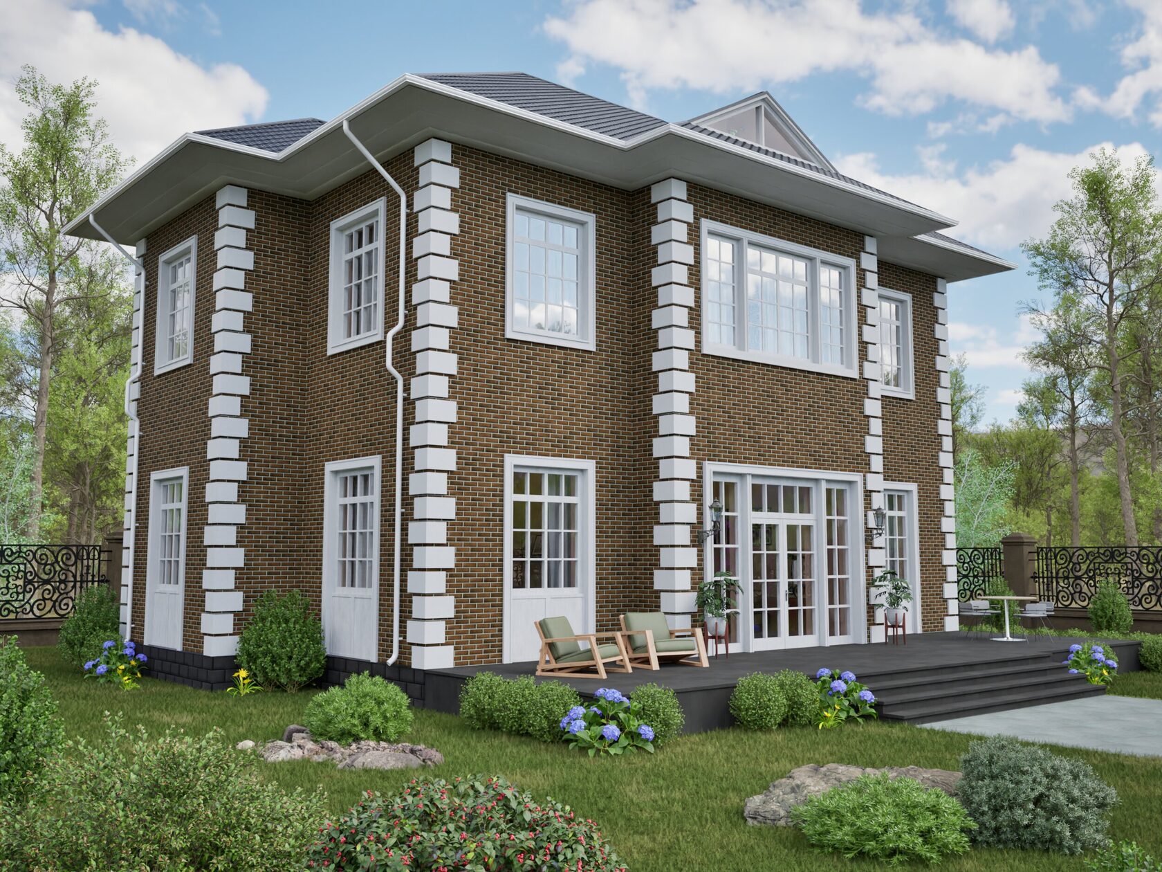 Термопанель Paradyz Scandiano Rosso Elewacja — фото 11