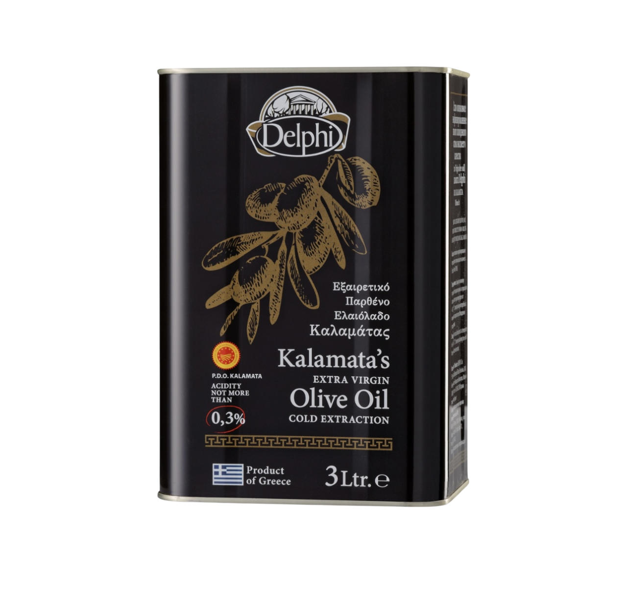 Оливковое масло Extra Virgin Kalamata DELPHI 3л