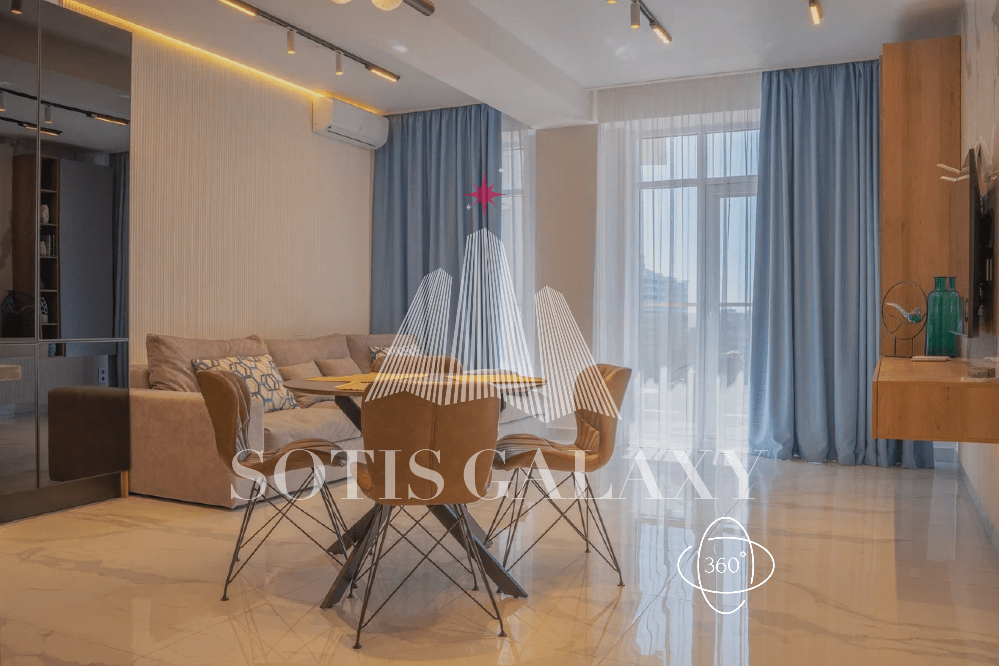 Дизайнерские апартаменты 75 м² Светлана Парк Сочи аренда