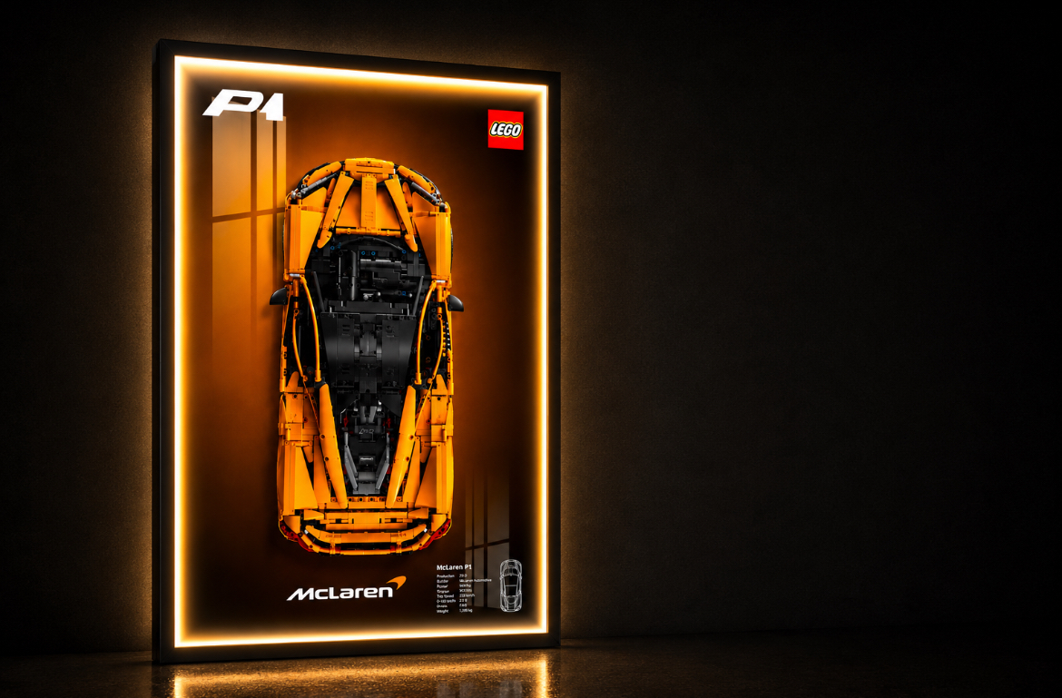 McLaren P1 — коллекционный постер