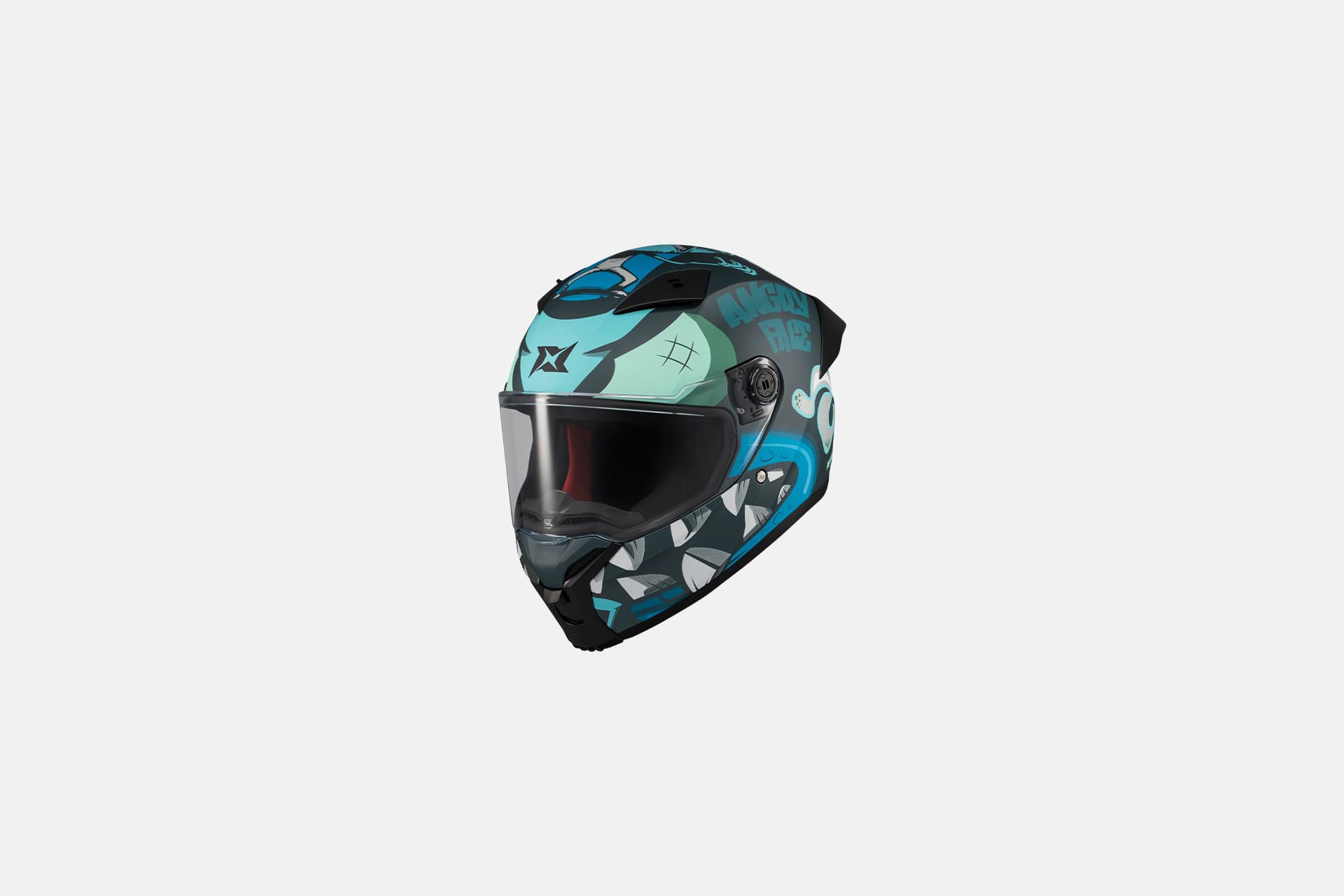 Экипировка Шлем AXXIS FF132 FENIX ANGRY FACE C7 MATT