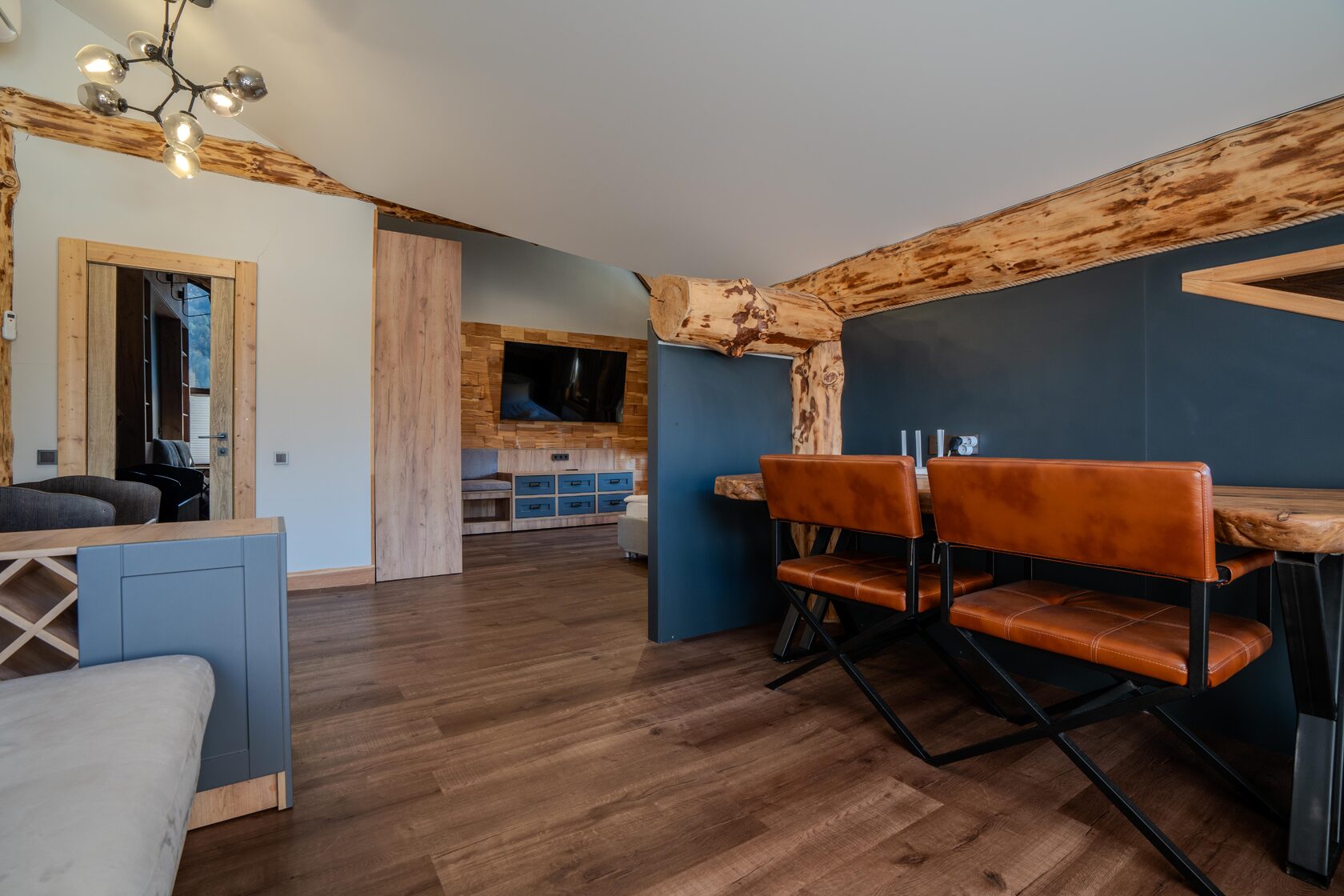 Зона барбекю на террасе