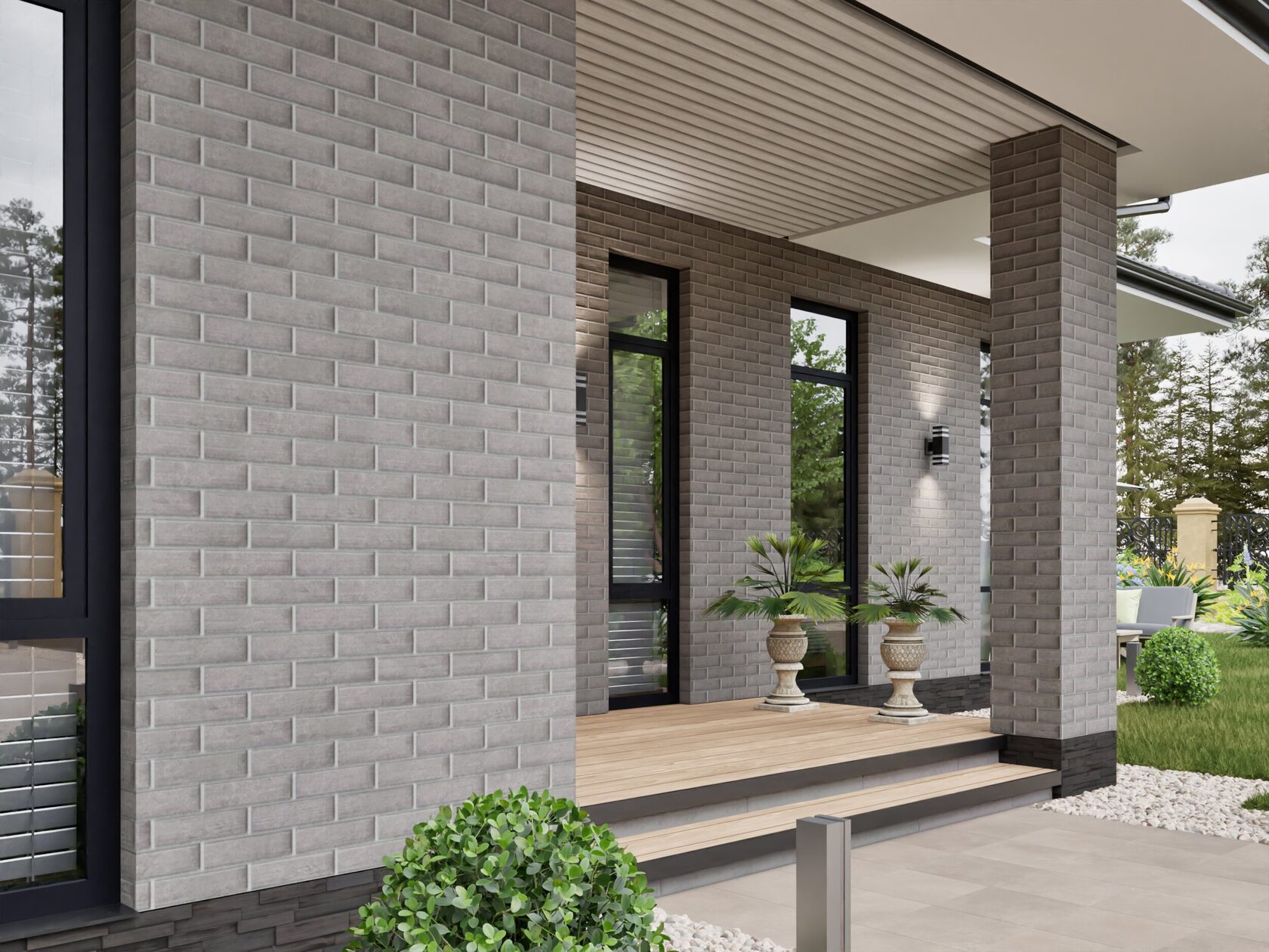 Термопанель BestPoint Ceramics Exclusive Cement Grey — фото 8