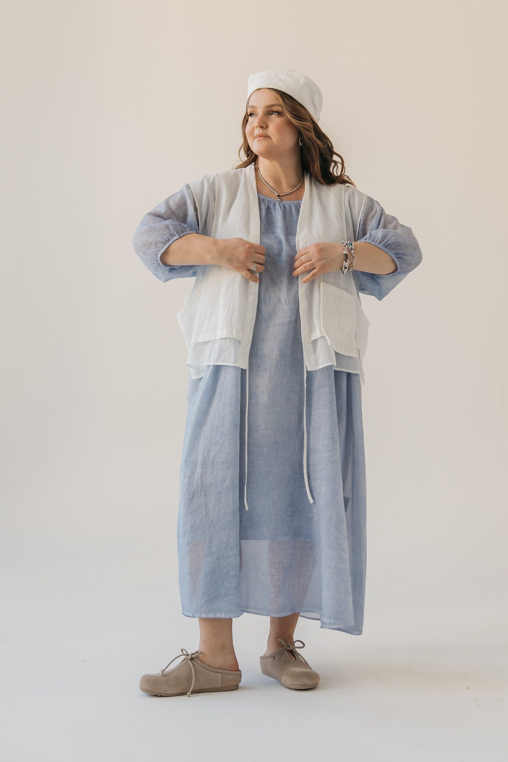 Платье «Воздух» с поясом