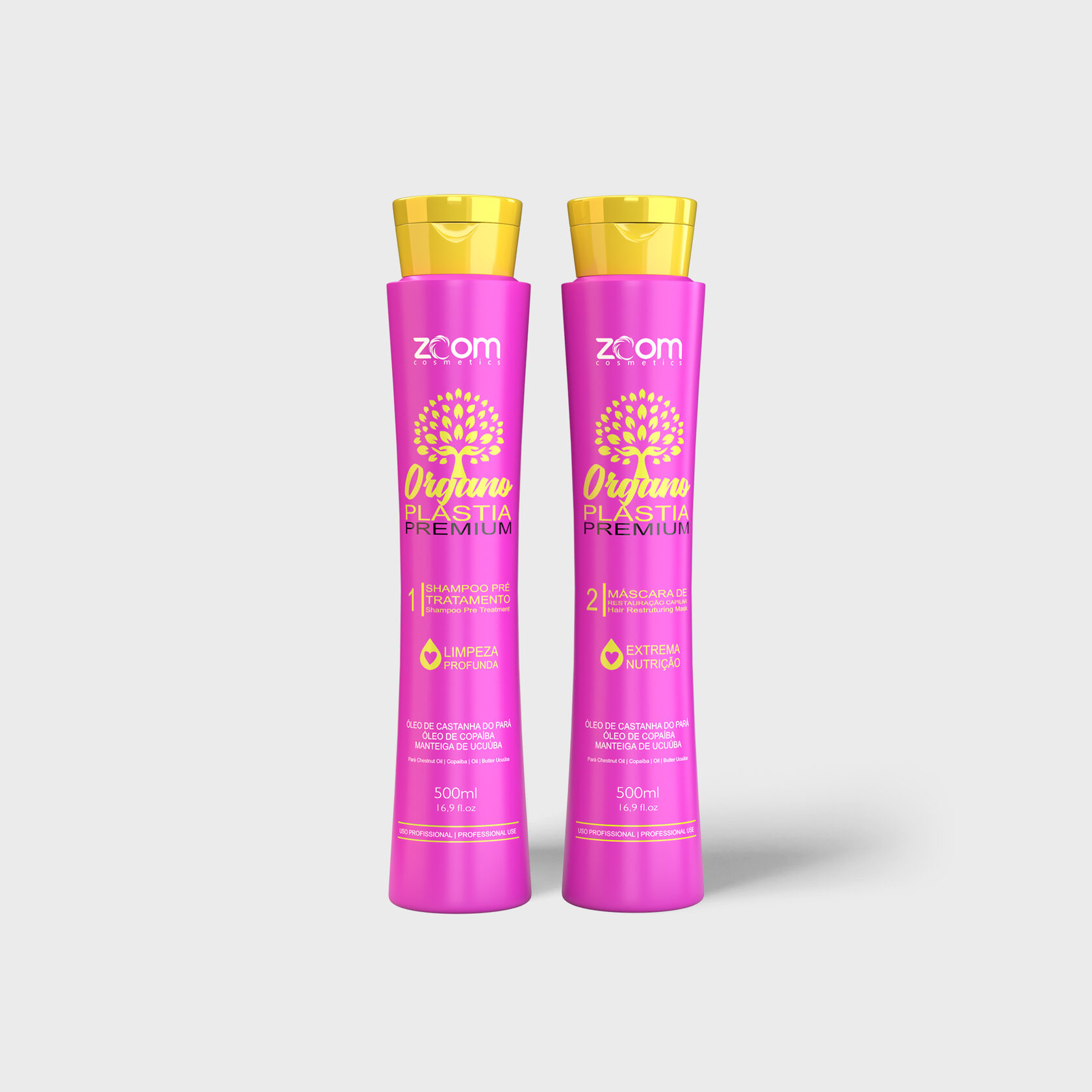 Комплект ZOOM OrganoPlastia Premium 2x500 ml - Zoom Cosmetics