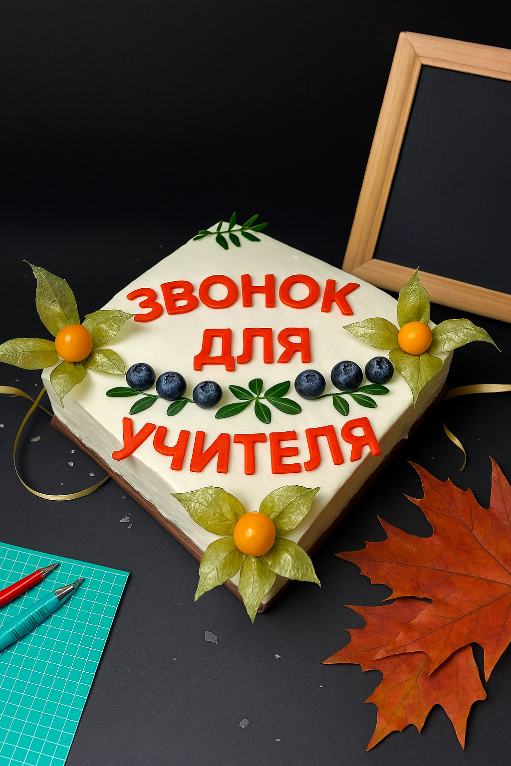 Торт Звонок для учителя 2 кг Торт Звонок для учителя 2 кг