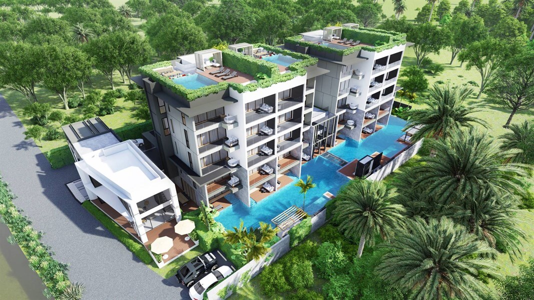 ЖК Bright Phuket, Банг Тао пляж, Пхукет — вид комплекса